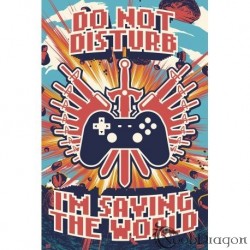 Maxi Poster Gamer Saving the World